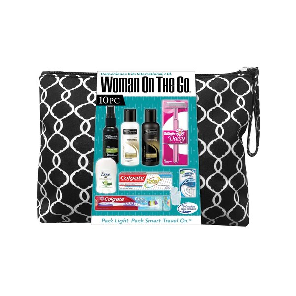 Convenience Kits International Woman On The Go 10 Piece Travel Kit 1013